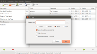 Screenshot: iGNUit Find dialog